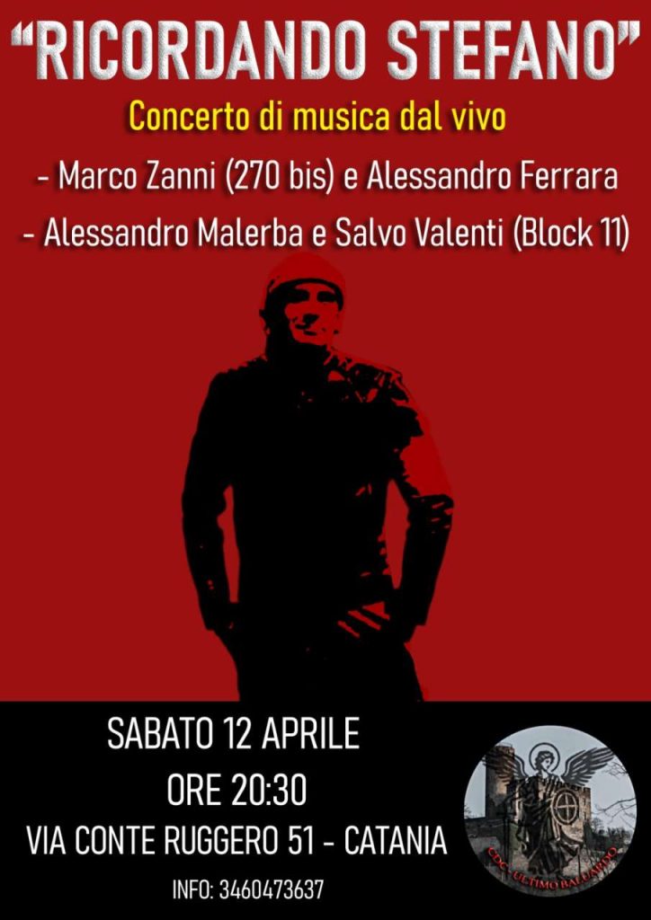 STEFANO COCO – Un concerto, a Catania, per ricordarlo