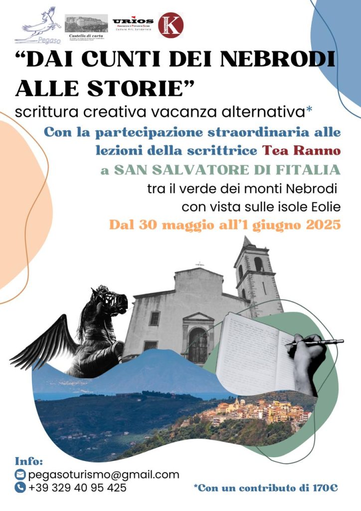 DAI CUNTI ALLE STORIE DEI NEBRODI – Una vacanza alternativa all’insegna della scrittura creativa