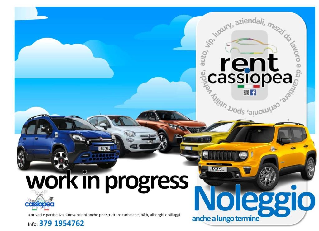 NUOVI SERVIZI – Cassiopea Rent: soluzioni in movimento per un mondo che cambia