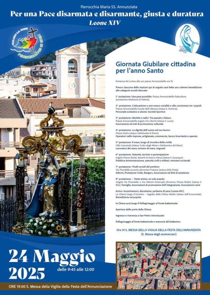 BROLO – Il 24 maggio sarà “Giornata Giubilare”