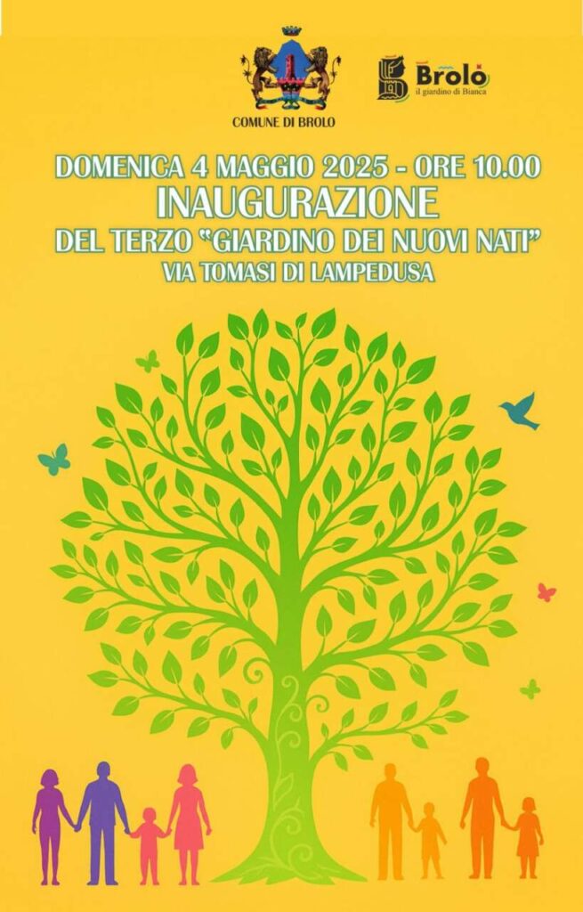 BROLO – Torna il “Giardino dei nuovi nati”