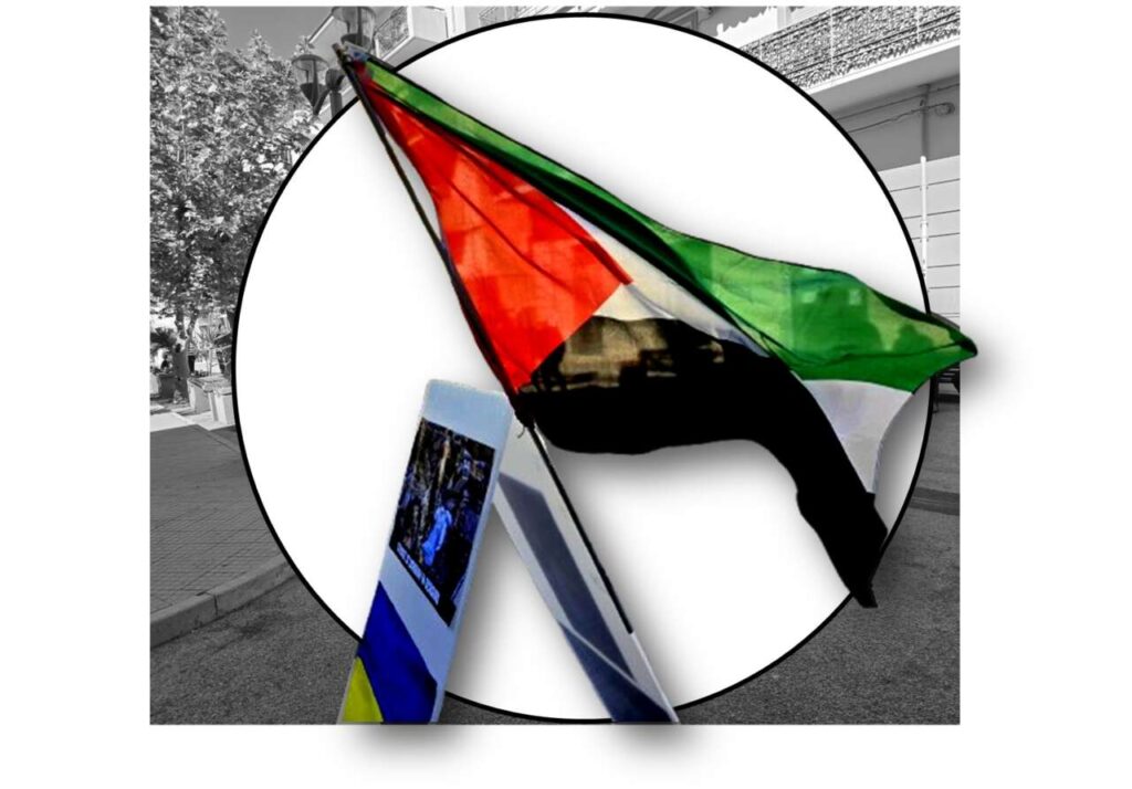 MUSICA & POLITICA – La bandiera palestinese sventola nell’isola pedonale orlandina
