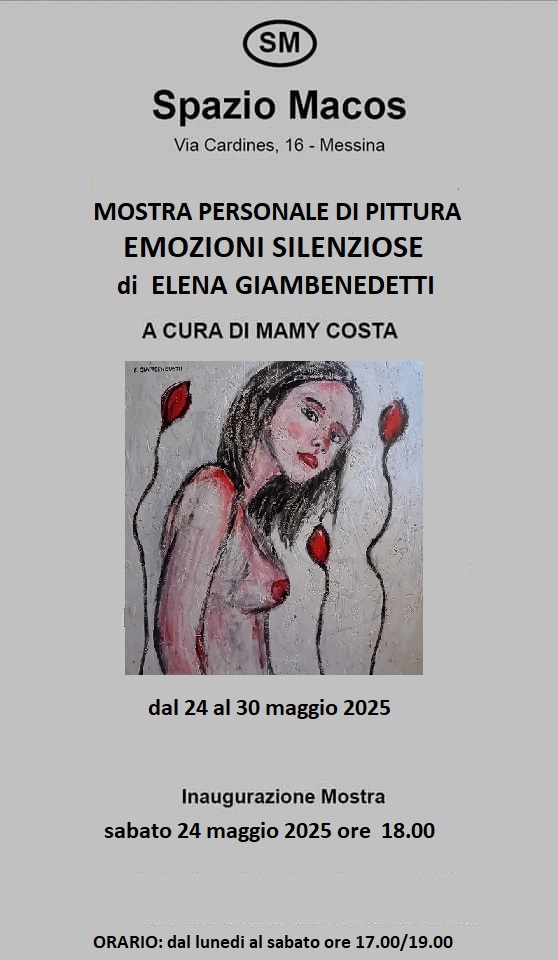 MOSTRE – Alla Galleria Spazio Macos “Emozioni silenziose” di Elena Giambenedetti