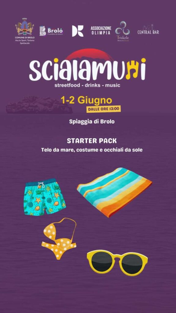 SCIALAMUNI 2025 – Cresce l’attesa per la festa d’inizio estate a Brolo, tra nuovi partner, street food e bus navetta