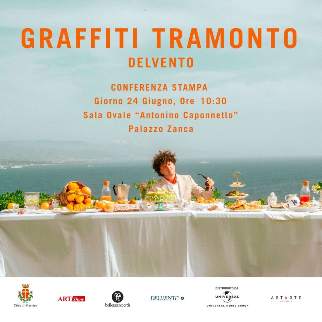 GRAFFITI AL TRAMONTO – È disponibile da oggi il videoclip ufficiale di “Graffiti Tramonto”, il nuovo singolo di Delvento