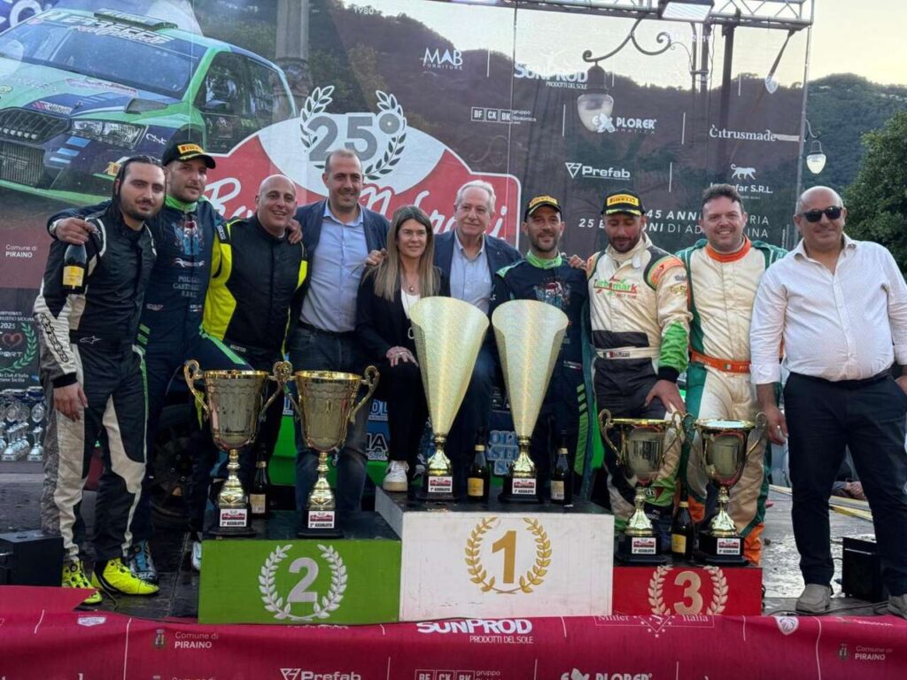 RALLY DEI NEBRODI – E’ stato un successo questa 25ª: trionfa Marco Pollara