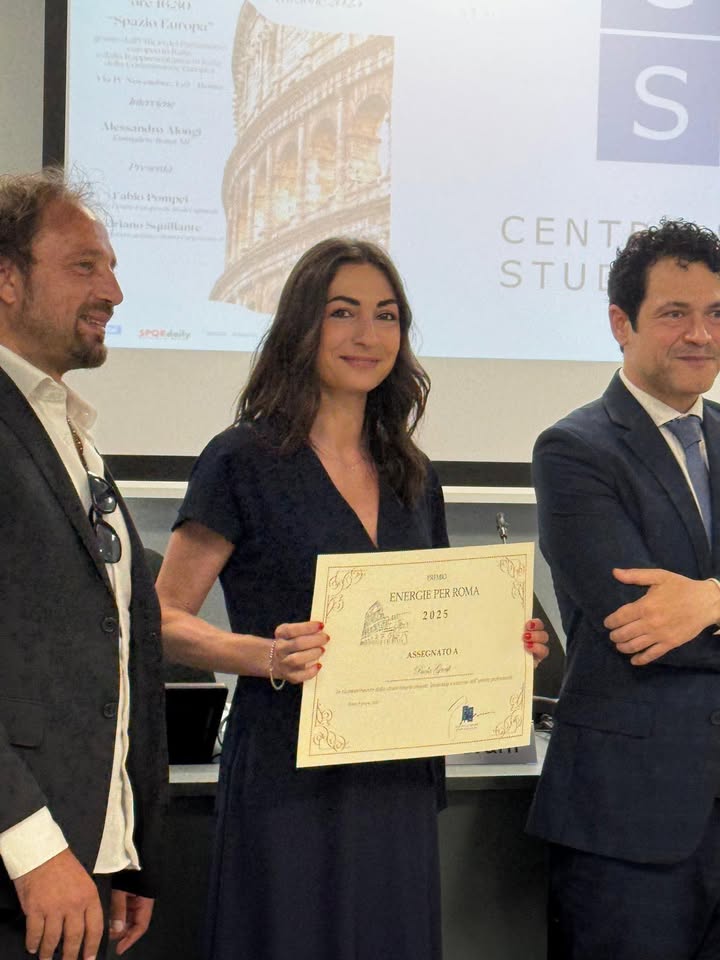 PAOLA GARIFI – A lei il premio “Energie per Roma 2025”