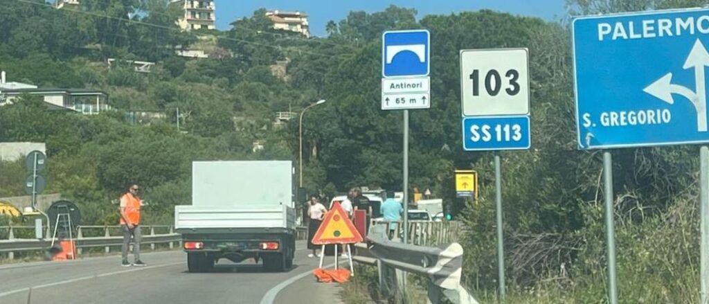 INCIDENTE – Sulla scorrimento al bivio di San Gregorio