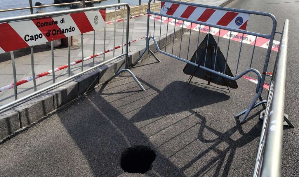 STRADA DI SAN GREGORIO – A Capo d’Orlando dopo l’ennesimo cedimento, al via i lavori di ripristino della Strada Provinciale 147