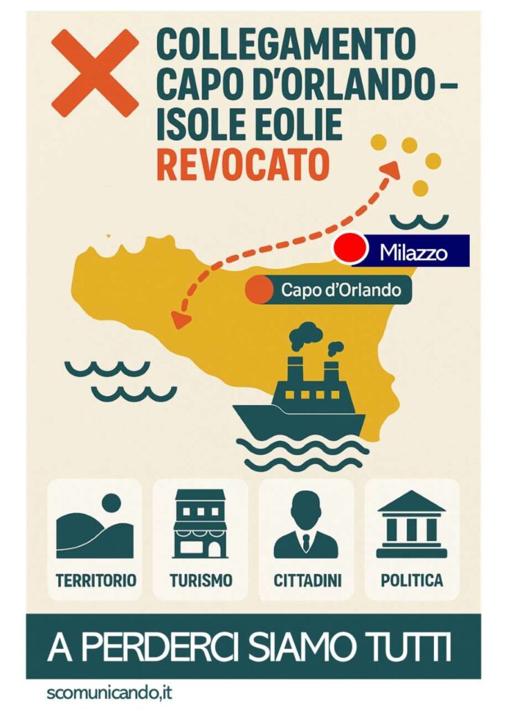 REVOCHE – Salta il collegamento Capo d’Orlando – Isole Eolie, Un’occasione mancata per i Nebrodi