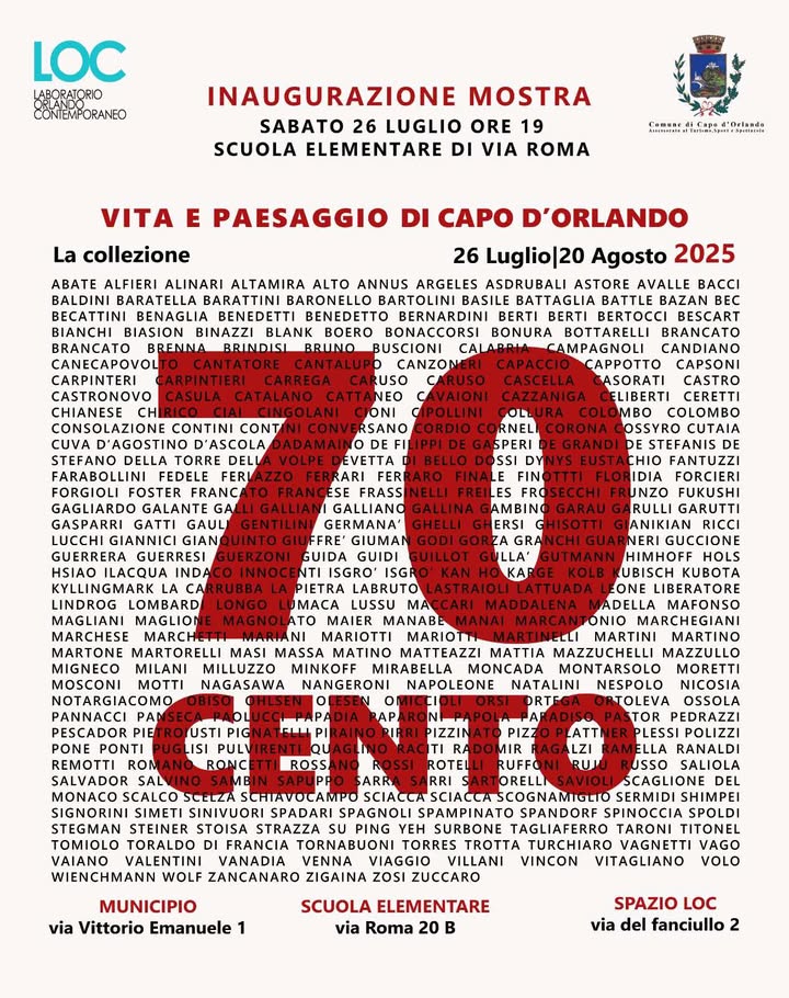 70CENTO – a Capo d’Orlando arte, storia e memoria per celebrare 100 anni di Comune e 70 di cultura