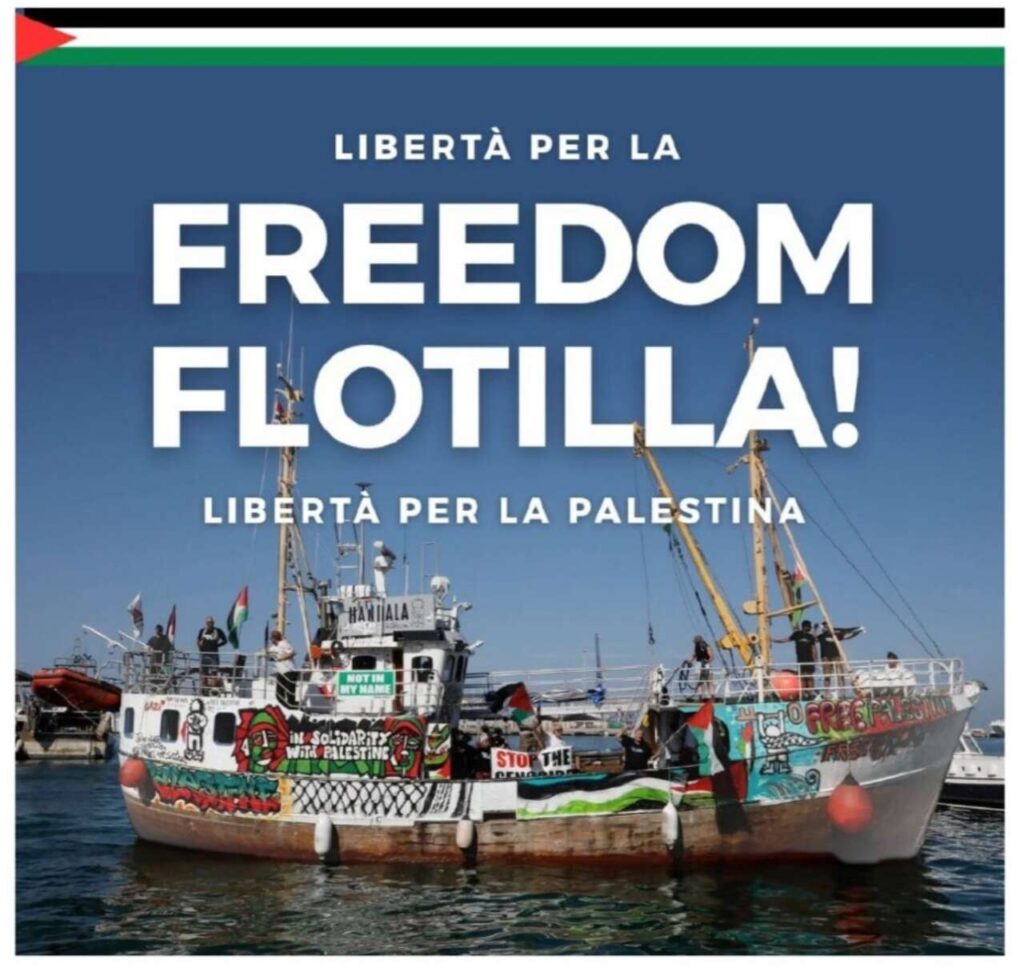 FREEDOM FLOTILLA – “Libertà per la Palestina”. Il sit-in a Messina