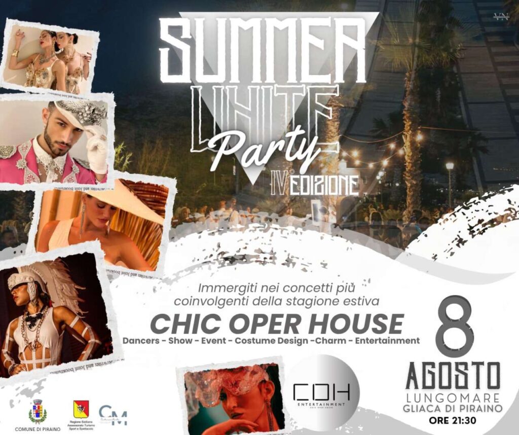 EVENTI – Il Summer White Party 2025;  La 4ª edizione sulla spiaggia di Gliaca di Piraino