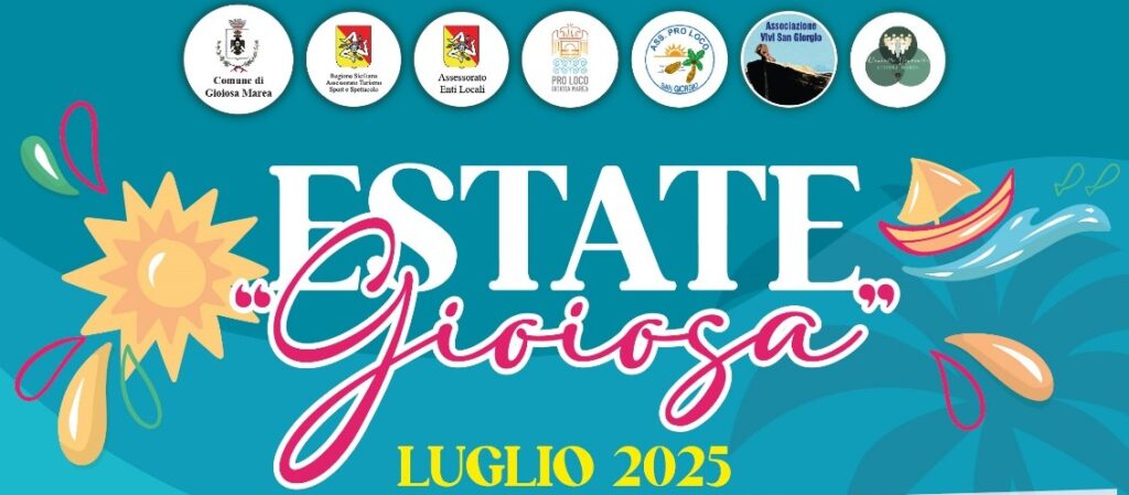ESTATE GIOIOSA – Il programma di luglio