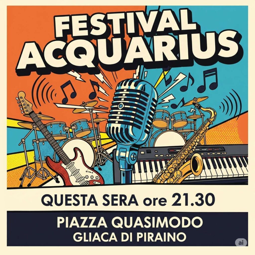 FESTIVAL ACQUARIUS –  Questa sera a Gliaca di Piraino ripercorrendo trent’anni di emozioni e musica