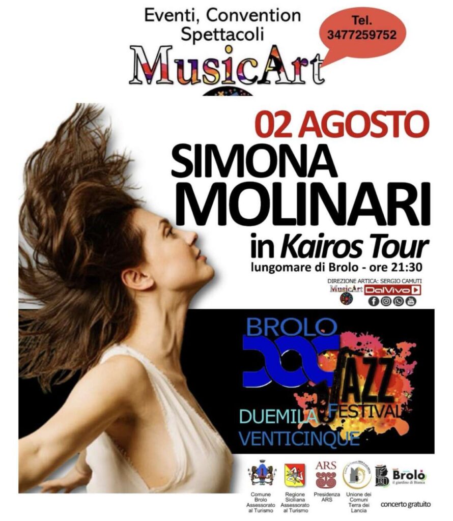 SIMONA MOLINARI – Gran finale per il Festival Jazz di Brolo