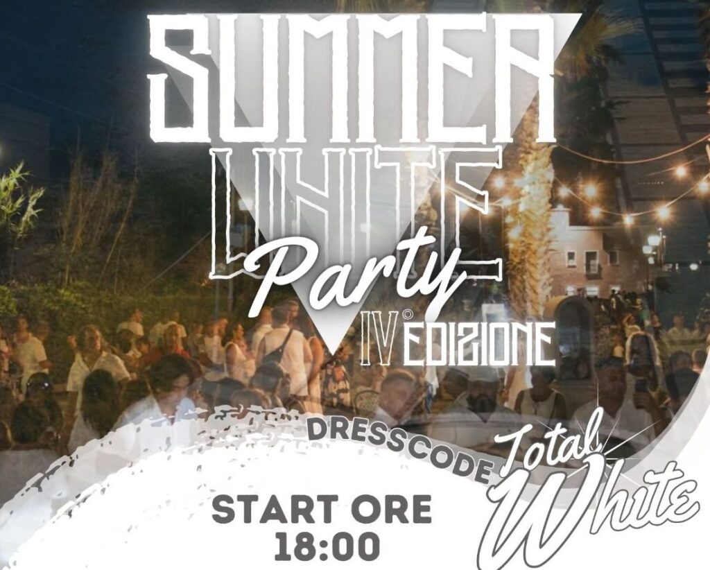 SUMMER WHITE PARTY 2025 – Gliaca di Piraino si veste di bianco per la 4ª edizione