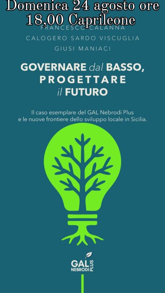 CONFRONTI PER LO SVILUPPO – A Capri Leone il GAL Nebrodi Plus presenta il report della programmazione 2014/2022