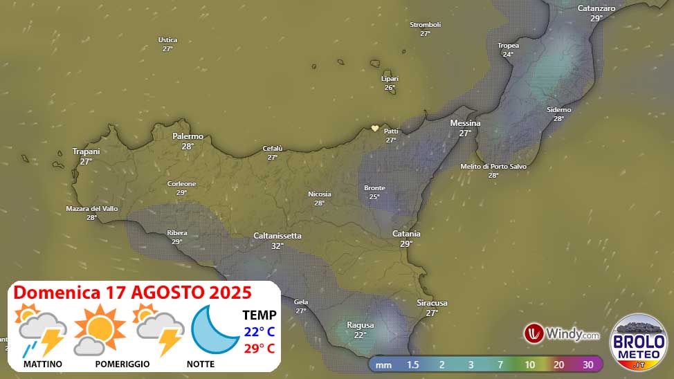 BROLO METEO – Cosa ci aspetta pomeriggio