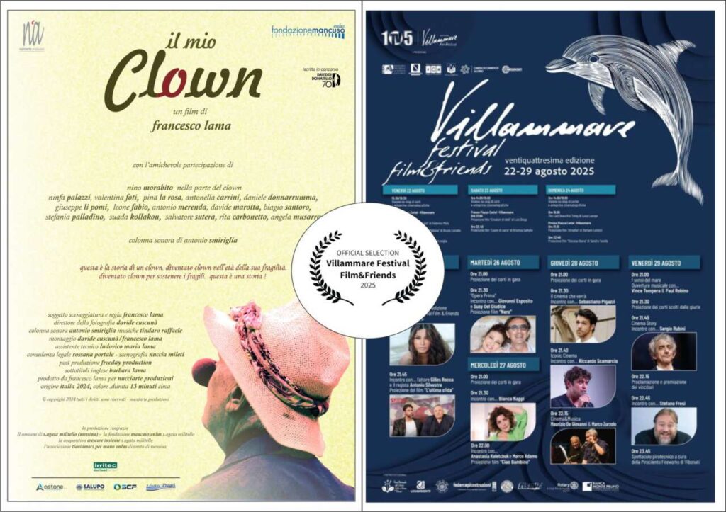 IL MIO CLOWN – Il film di Francesco Lama selezionato al Villammare Film Festival