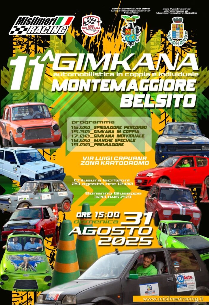 MOTORI – L’11ª Gimkana Automobilistica di Montemaggiore Belsito