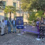 NASO - Inaugurata la Panchina Lilla