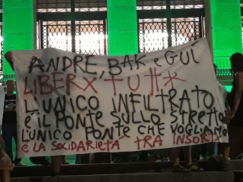 GENOCIDIO A GAZA – Corteo a Messina: sostegno alla Global Sumud Flotilla e stop all’accordo con la Hebrew University       
