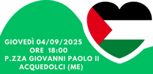 ACQUEDOLCI –  Un presidio artistico contro il genocidio a Gaza