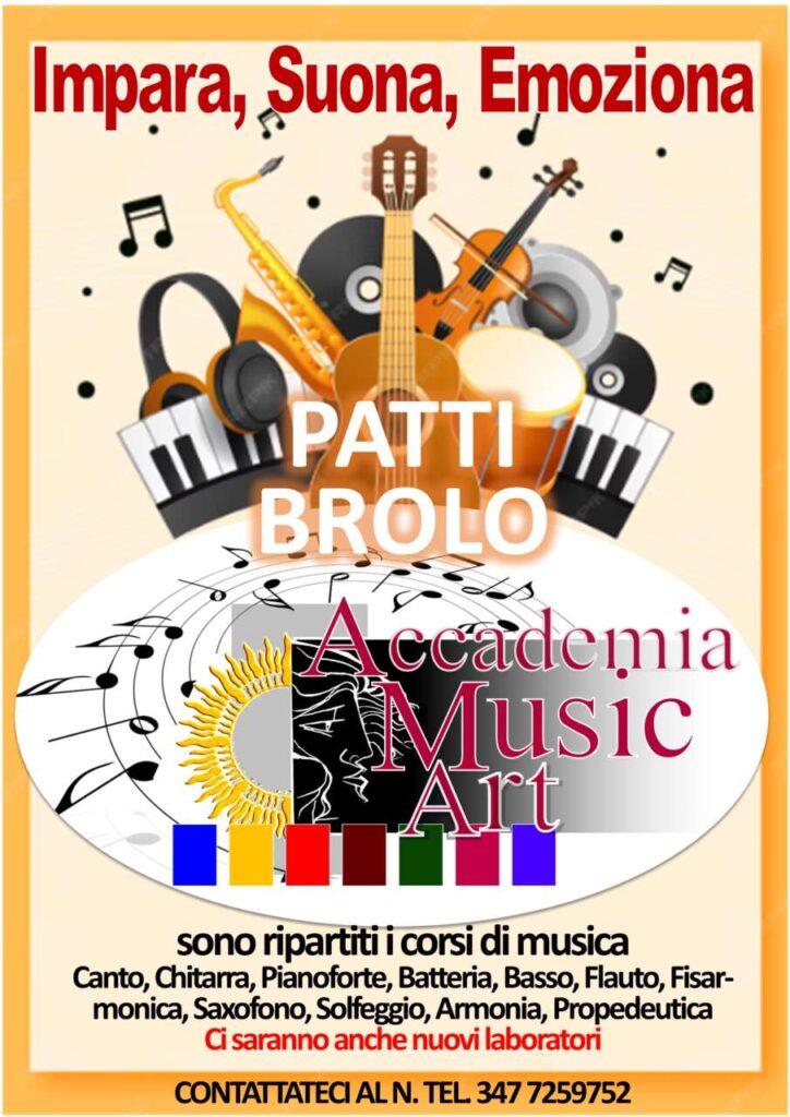PATTI, BROLO & DINTORNI – Al via i nuovi corsi dell’Accademia Music Art