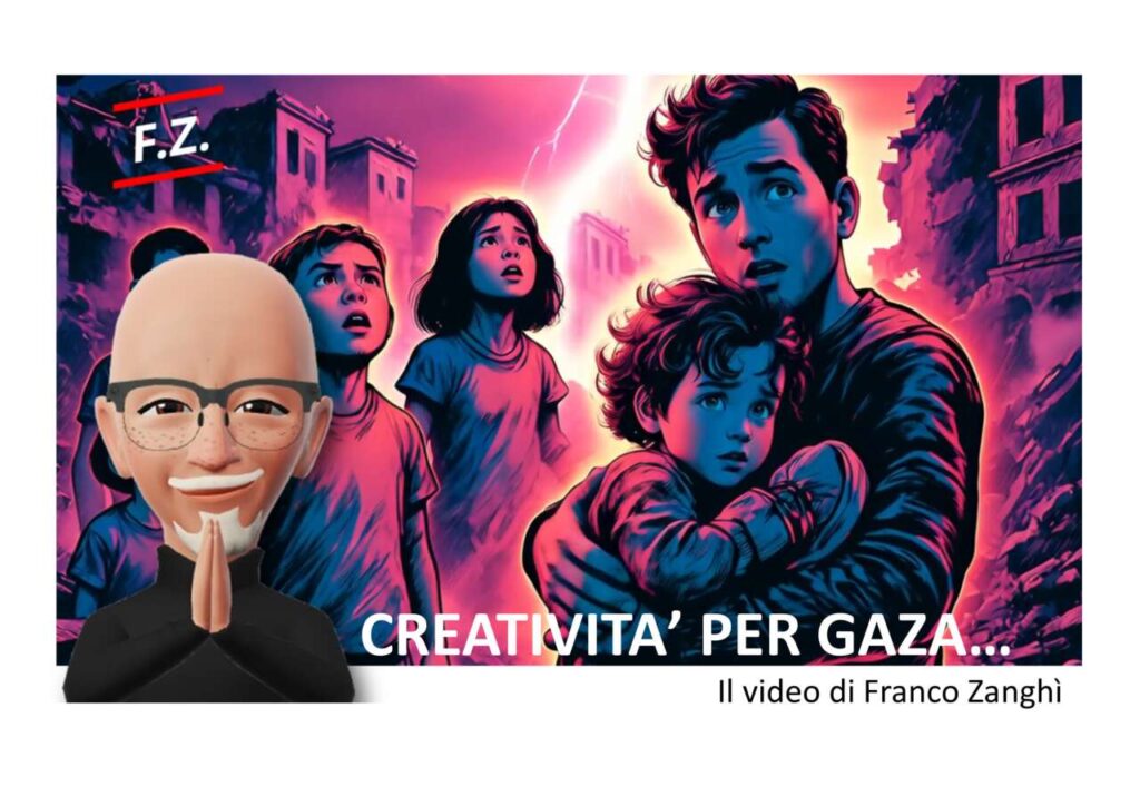 “THE GARDEN OF STONES” – Da guardare e condividere il video su Gaza, creato da Franco Zangì e da leggere le sue riflessioni sull’IA