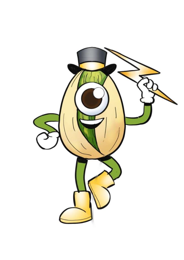 MR. BRONT – La nuova mascotte ufficiale della Sagra del Pistacchio di Bronte