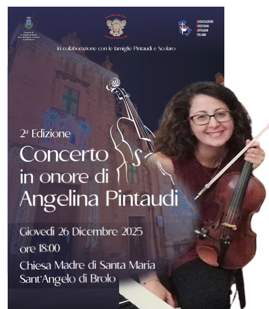 APPUNTAMENTI – A Sant’Angelo di Brolo, il 26 dicembre la II edizione del Memorial “Angelina Pintaudi”