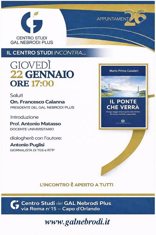IL PONTE CHE VERRA’ – Se ne parla oggi a Capo d’Orlando