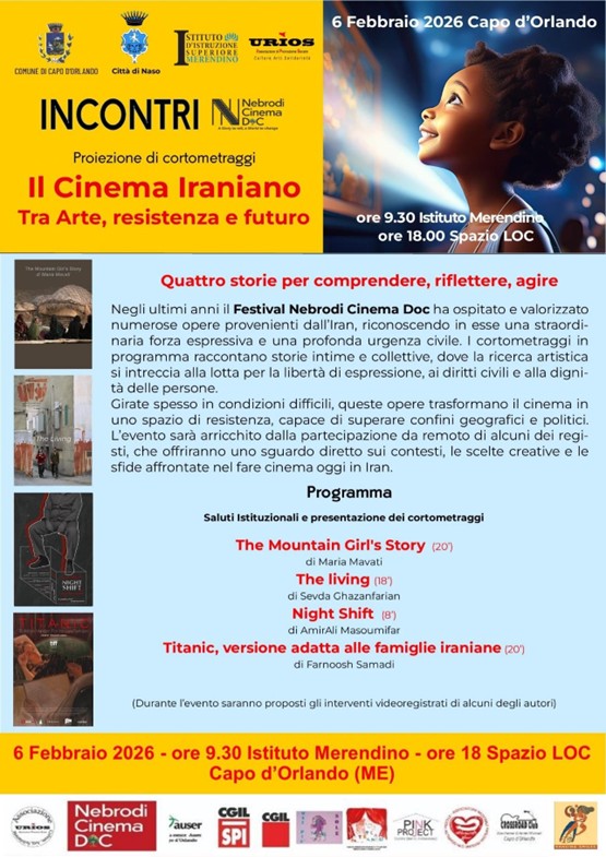 CINEMA – Il Cinema Iraniano tra arte, resistenza e futuro Quattro storie per comprendere, riflettere, agire