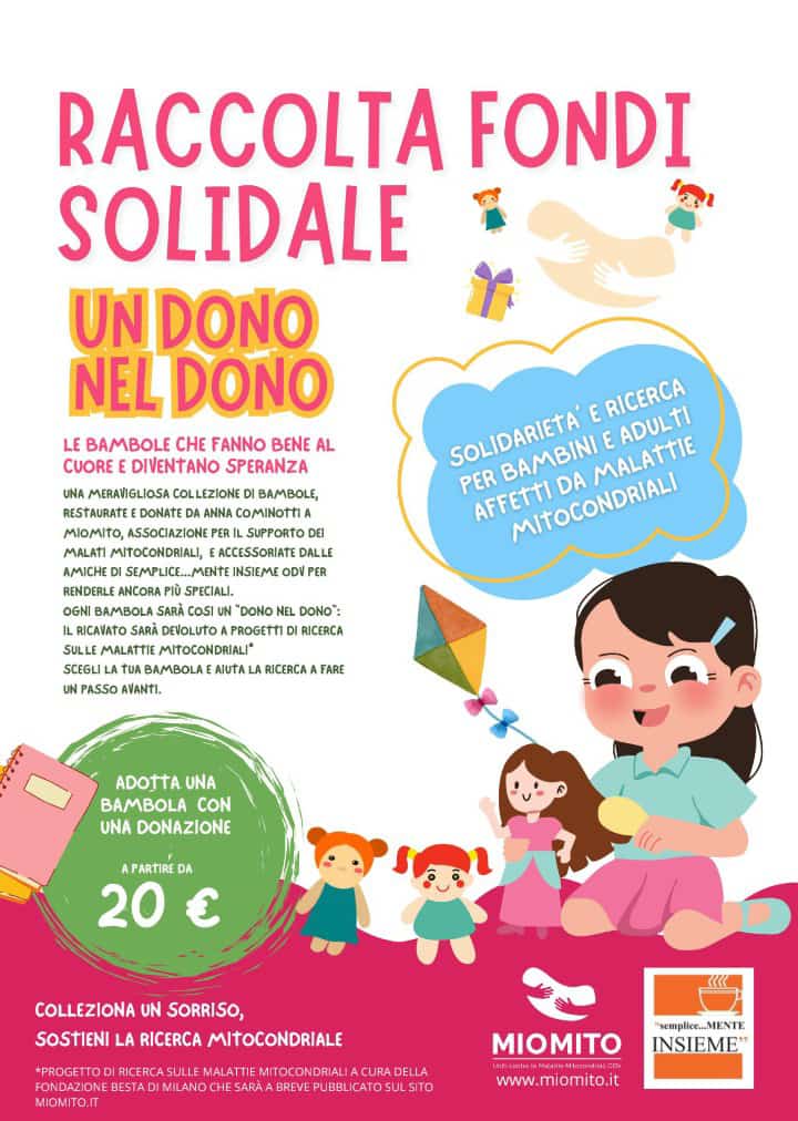 SEMPLICEMENTE INSIEME & MIOMITO – Le bambole che fanno bene al cuore e diventano speranza