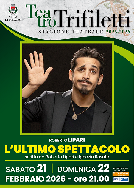 TEATRO – Roberto Lipari al Trifiletti con “L’ultimo spettacolo”