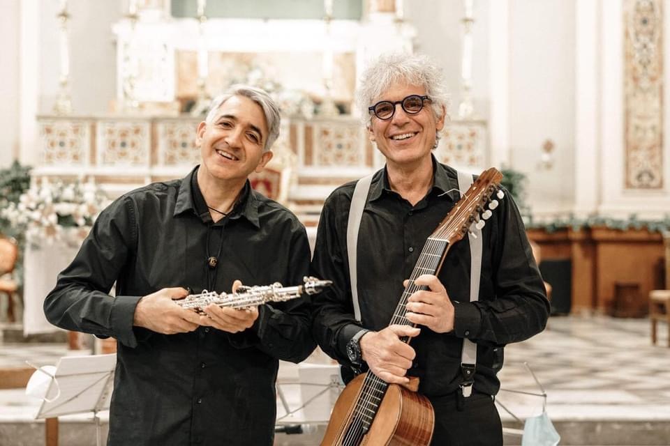 VIAGGIO PER IL MEDITERRANEO – Giovedì 12, concerto di Gianfranco Brundo e Nicola Oteri per la Filarmonica Laudamo