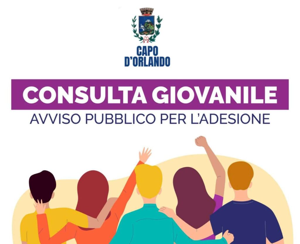 CAPO D’ORLANDO – Candidature al via per la Consulta Giovanile, ci si potrà iscrivere fino al 31 maggio