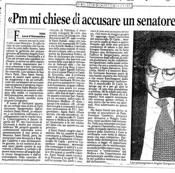 BASILIO GERMANA’ – Dalle carte del 1988 al dibattito di oggi: quando giustizia e politica si incrociano nel referendum