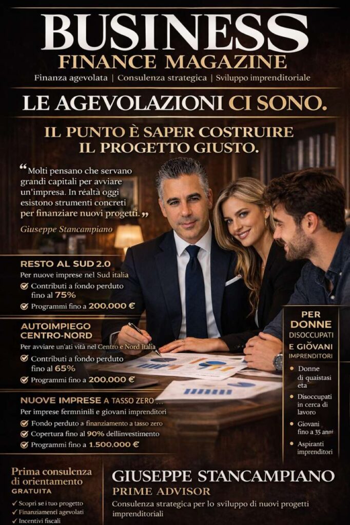 STORIE DI NUOVE OPPORTUNITÀ –  “Non cercate il bando: costruite l’impresa”