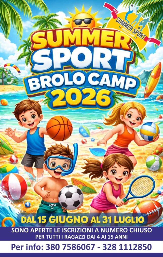 ESTATE TRA SPORT  & INCLUSIVITA’ – Summer Sport Brolo Camp 2026