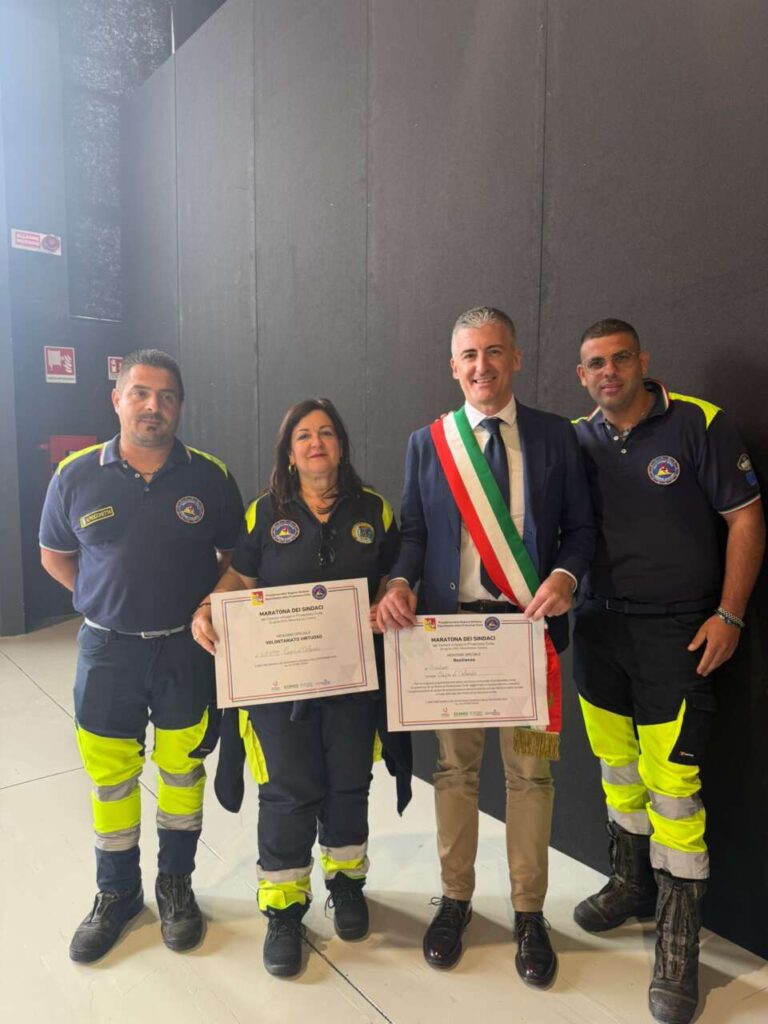 CAPO D’ORLANDO – Tra i comuni virtuosi della Protezione Civile: riconoscimento alla Maratona dei Sindaci