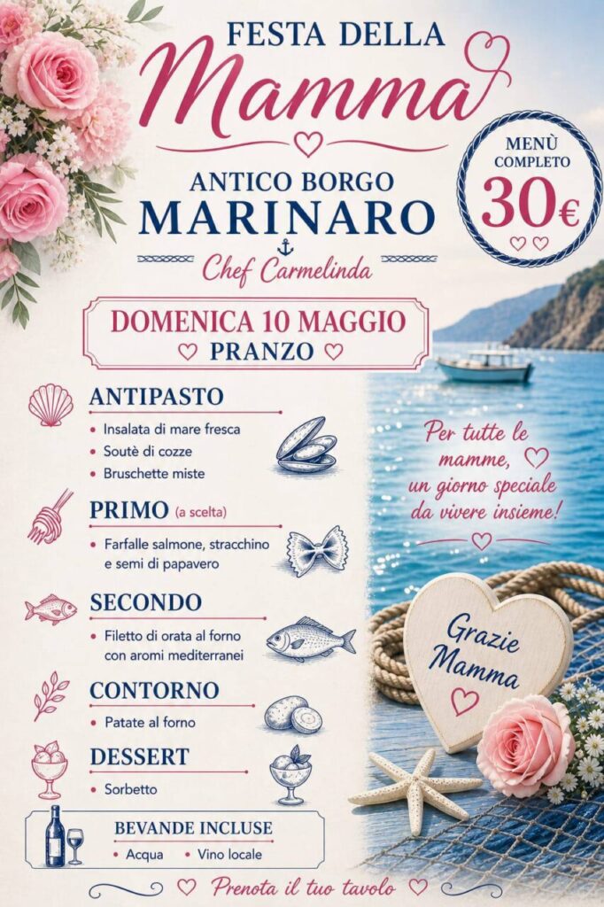 MANGIAR BENE – Le due proposte all’Antico Borgo Marinaro di Brolo