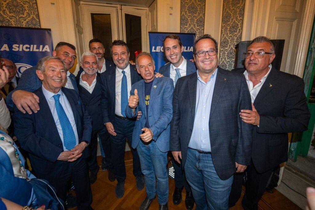 CENE ELETTORALI – Salvini a Messina con 130 candidati: «A Messina si può vincere»