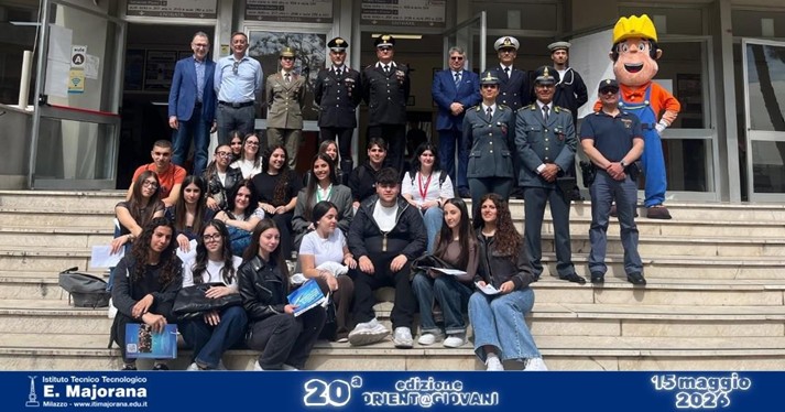 GUIDA AL DOMANI – Oltre 600 studenti dell’I.T.T “E. Majorana” protagonisti attivi del ventennale di orient@giovani