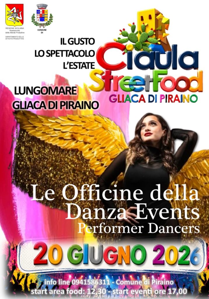 LE OFFICINE DELLA DANZA EVENTS – Al Ciaula Street Food: spettacolo e performance sul lungomare di Gliaca