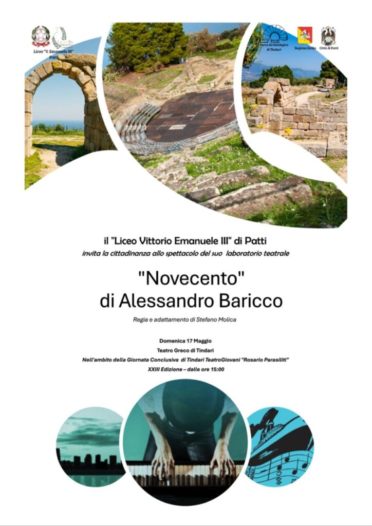 TINDARI TEATROGIOVANI 2026 – Sul palco il Liceo “Gargallo” di Siracusa (vincitore della XXIII edizione) e l’omaggio del Liceo “Vittorio Emanuele III” di Patti