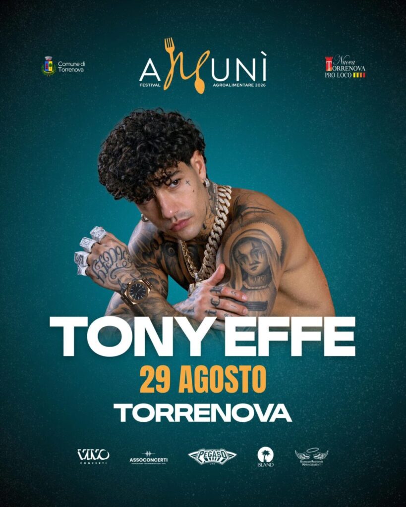 AMUNI’ 2026 ALZA ANCORA l’ASTICELLA – dopo Sal Da Vinci arrivano Tony Effe e le voci di RTL 102.5