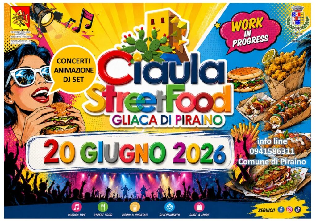 CIAULA STREET FOOD – Sul lungomare di Gliaca di Piraino il gusto incontra la musica e lo spettacolo
