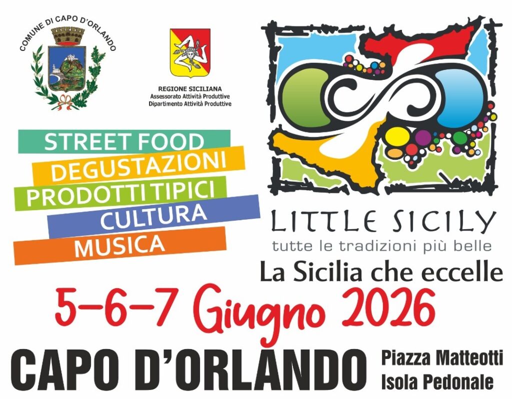 LITTLE SICILY XII^ – La Sicilia che eccelle a Capo D’Orlando 5 – 7 Giugno 2026